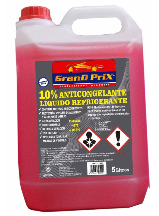 ANTICONGELANTE 10% 5L ROSA