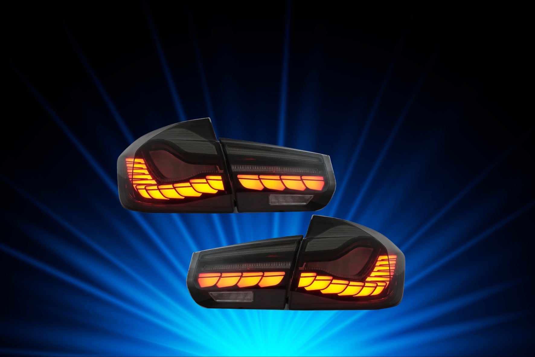 Pilotos traseros OLED/LED con intermitentes LED dinámicos secuenciales para BMW F30 Sedán