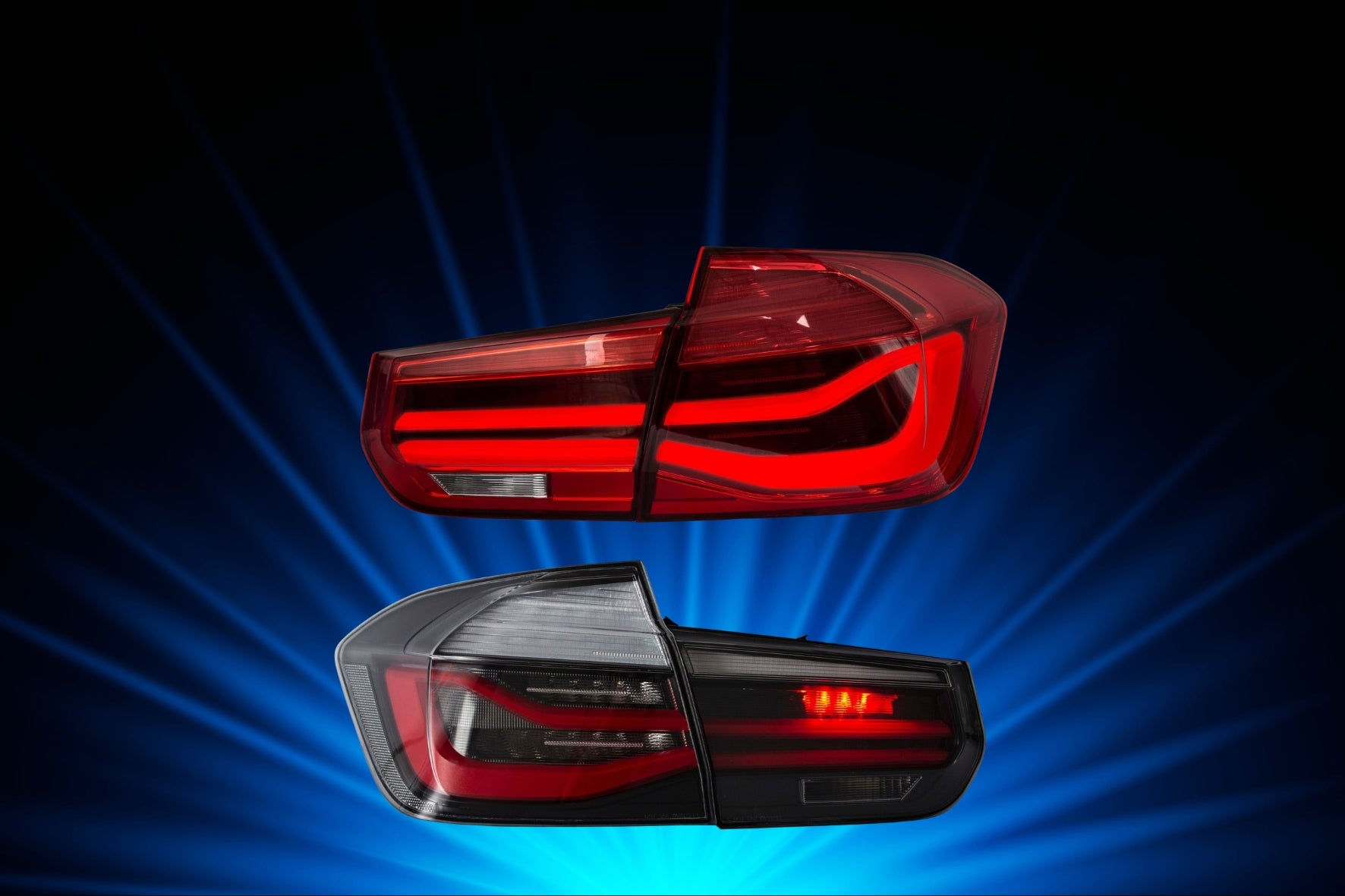 Pilotos traseros con tira de luz LED e intermitentes LED dinámicos secuenciales, para BMW F30 Sedán, 2011-2019