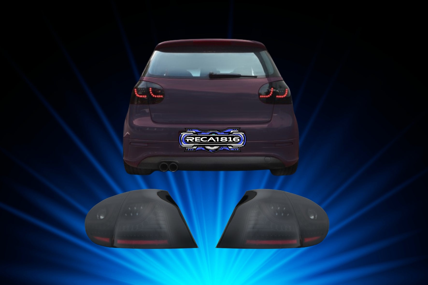 Pilotos traseros LED para Golf 5 para modelos VW Golf 5 de los años 2003 a 2008.