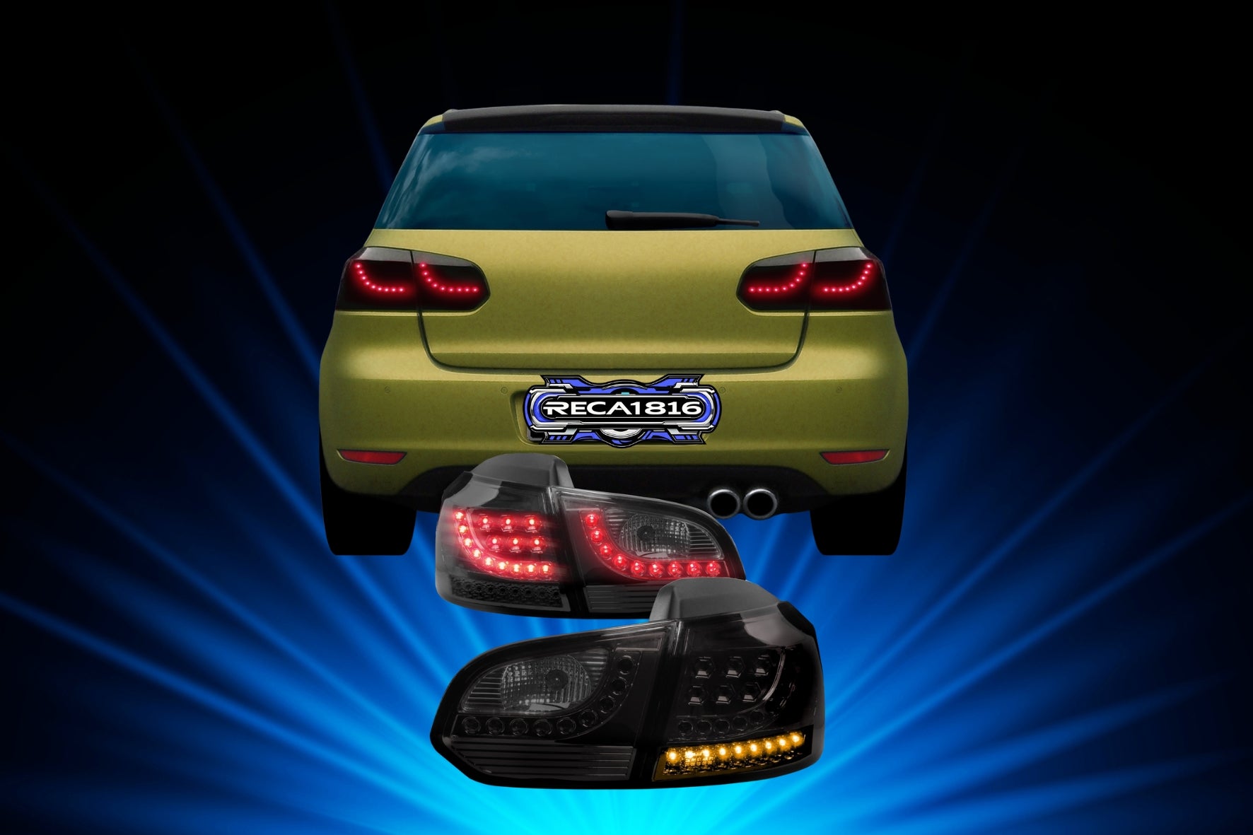 Pilotos traseros LED para VW Golf 6 (2008–2012)