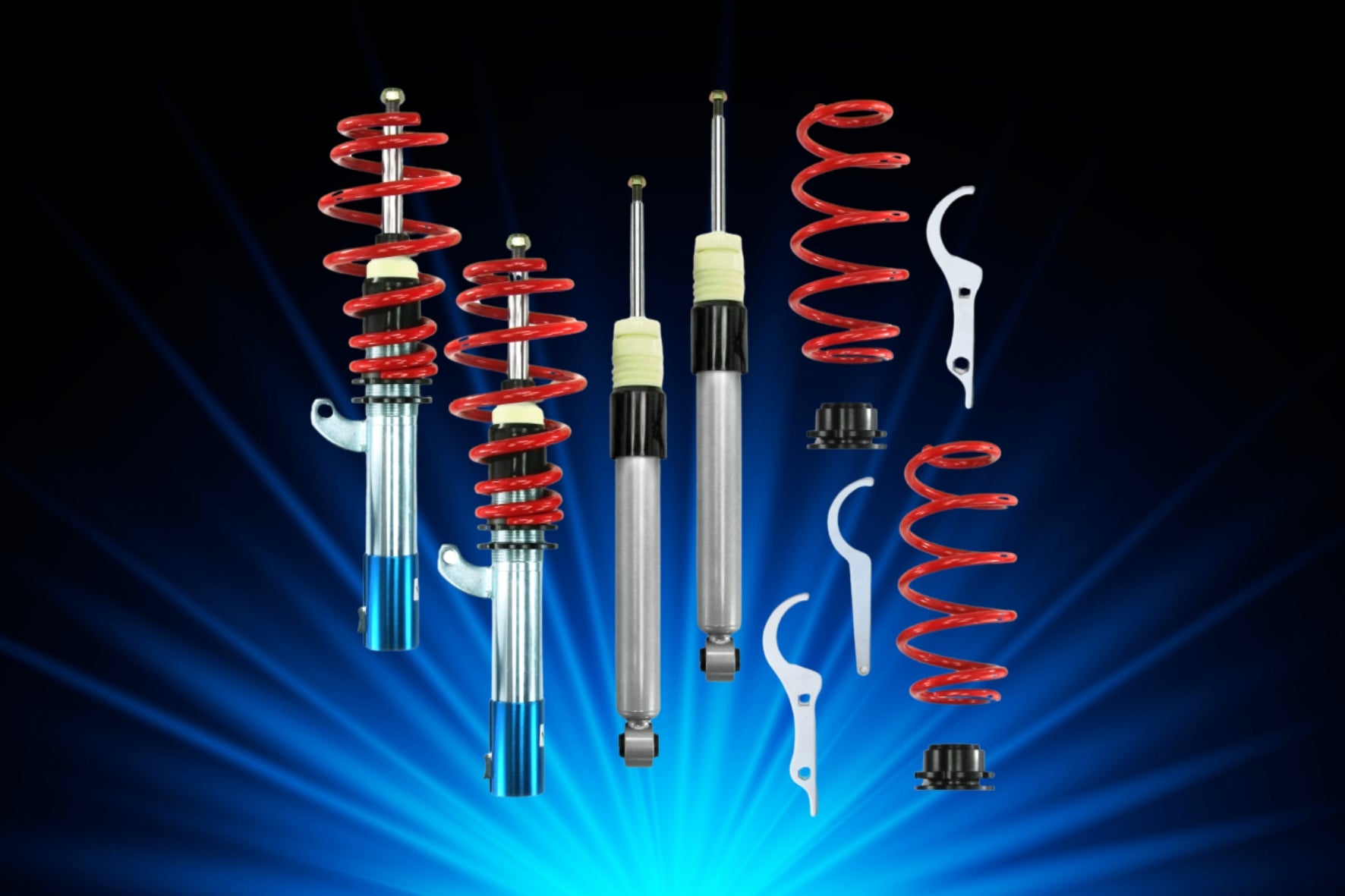 Kit de suspensión roscada JOM Redline para VW Scirocco