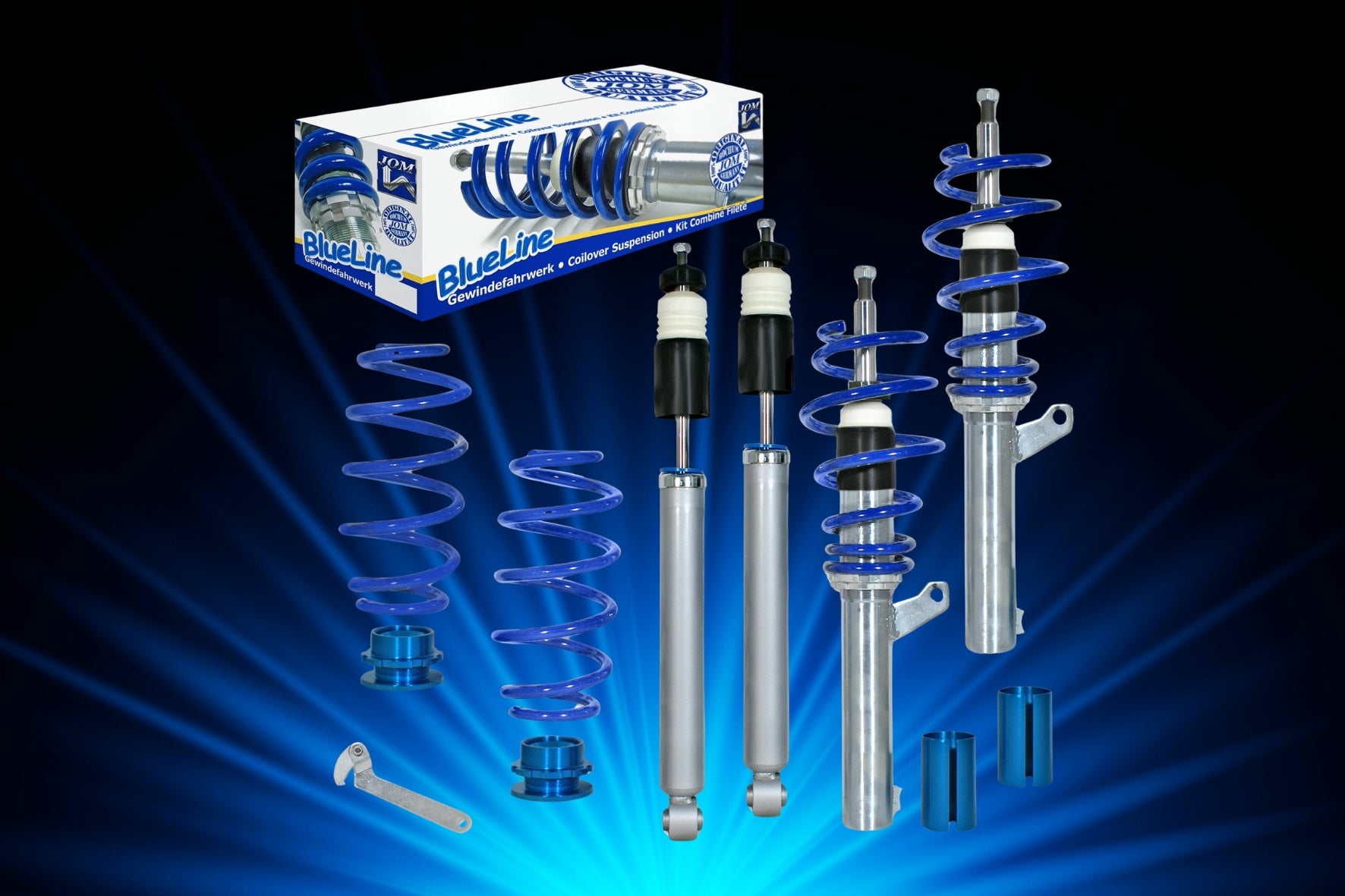 Kit suspensión roscada BlueLine para Scirocco