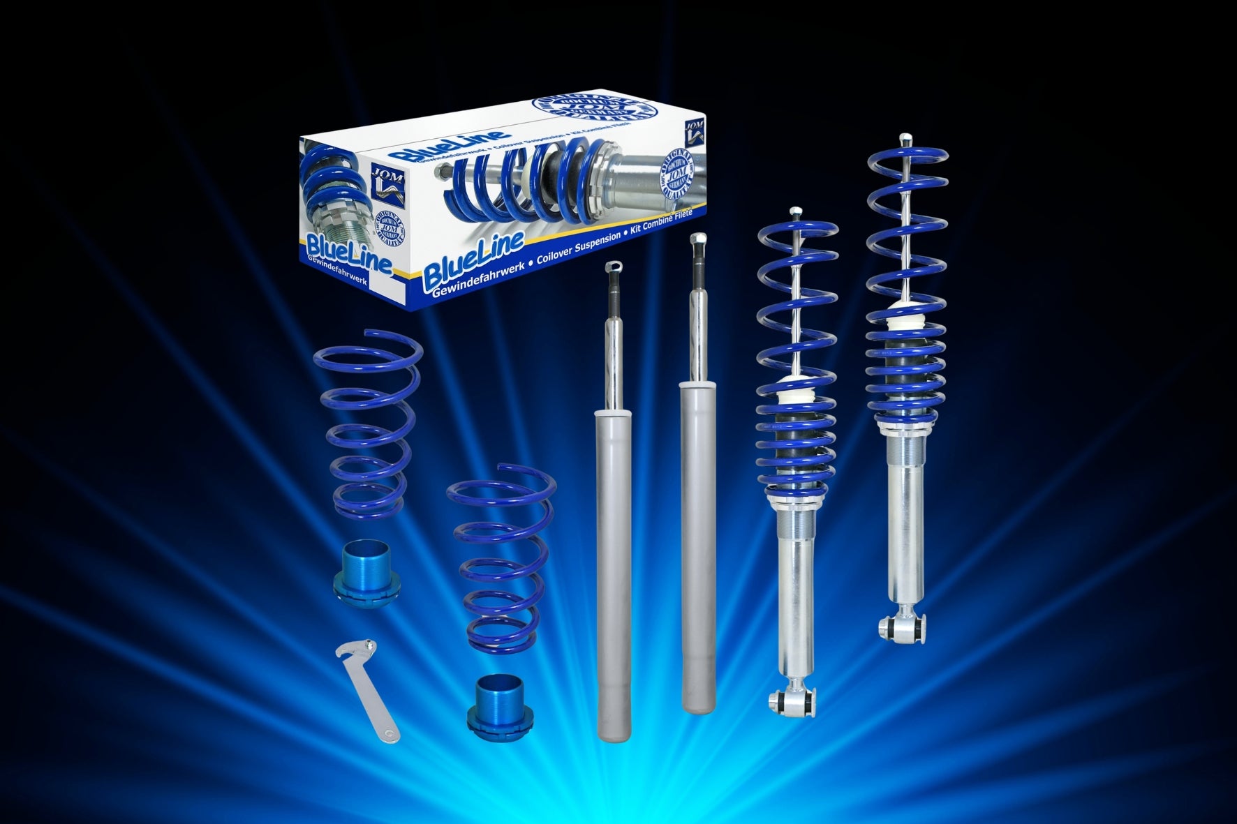 Kit de suspensión roscada BlueLine para BMW E34
